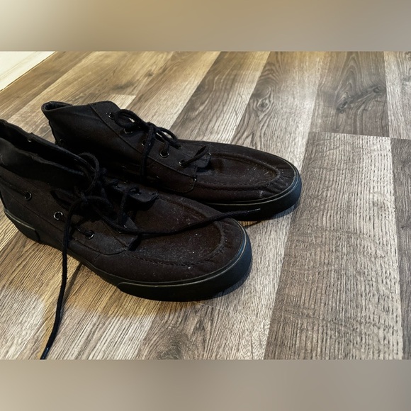 Polo by Ralph Lauren Black Chukka Boots size 10 casual business basic - Picture 5 of 15